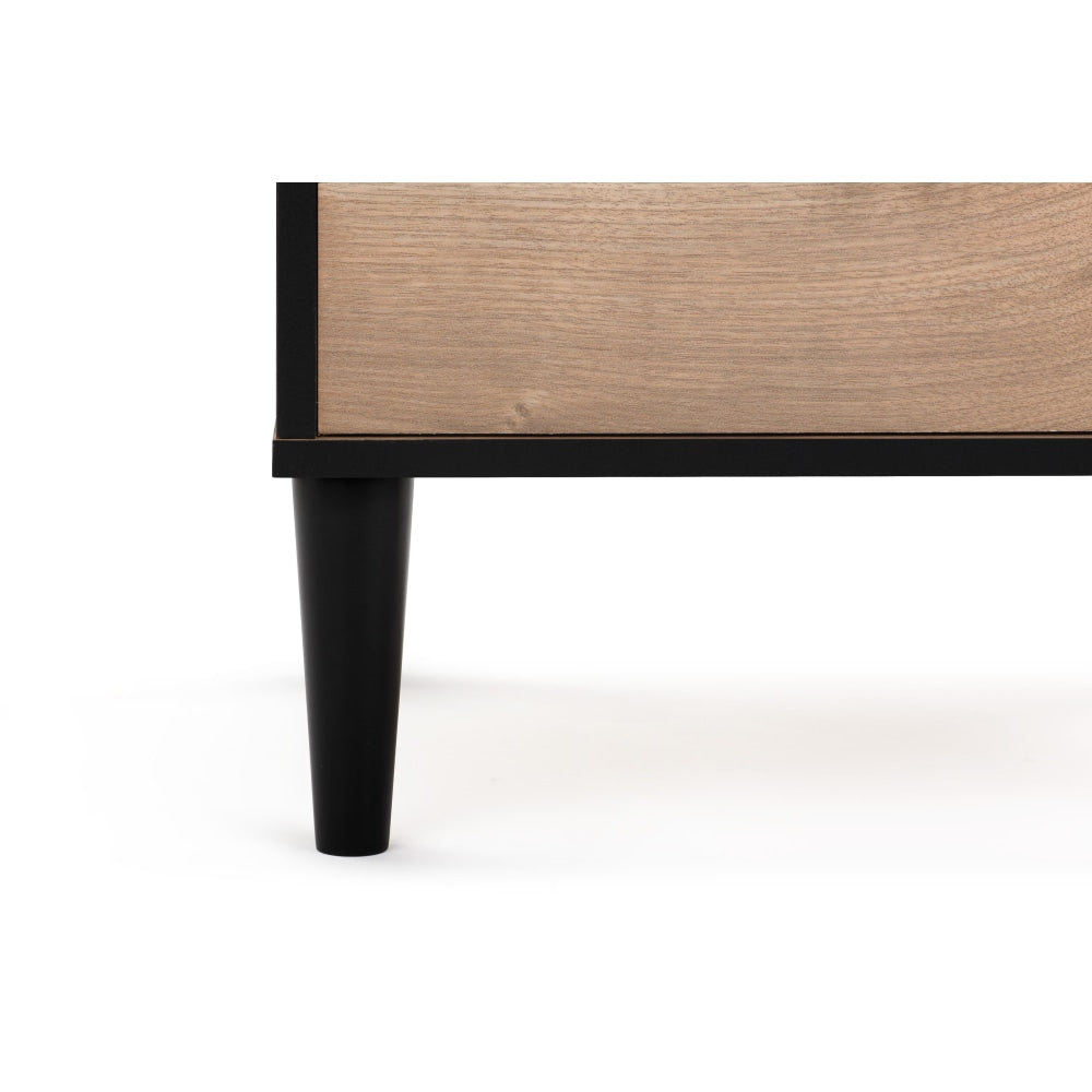 Momentous Living Avalon Bedside Nightstand Side Table Oak Bedside