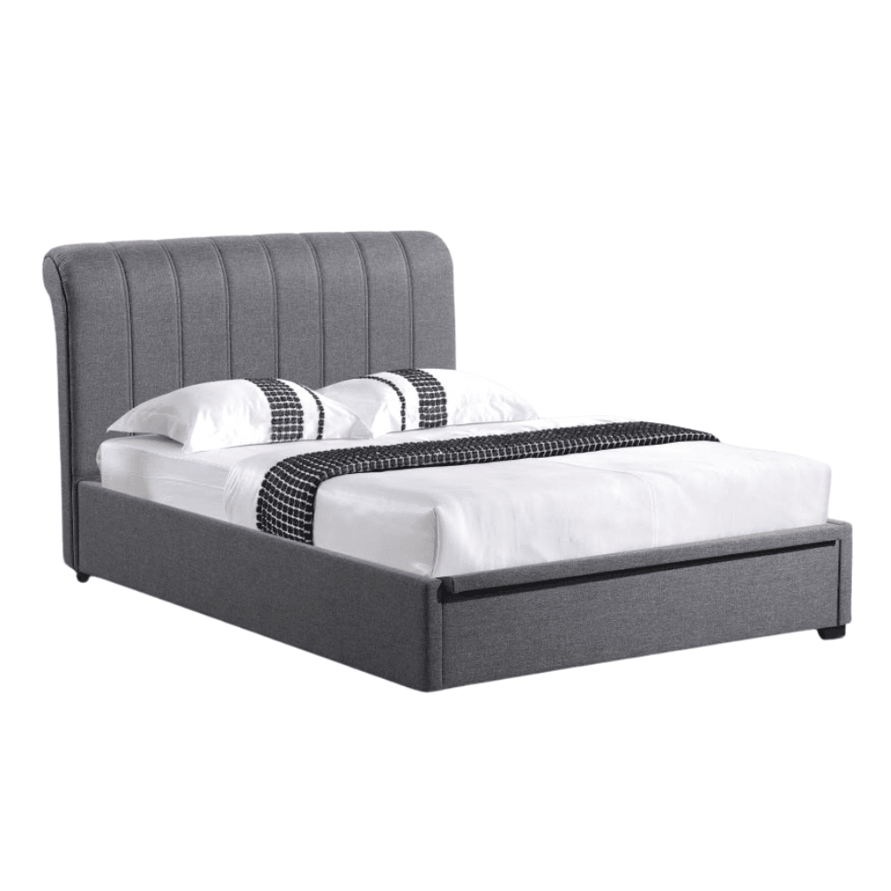 Momentous Living Daniela Modern Fabric Gas Lift Bed Frame King Single