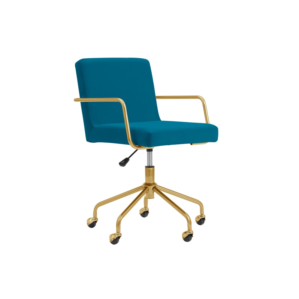 Momentous Living - Del Mar Velvet Office Computer Work Task Chair