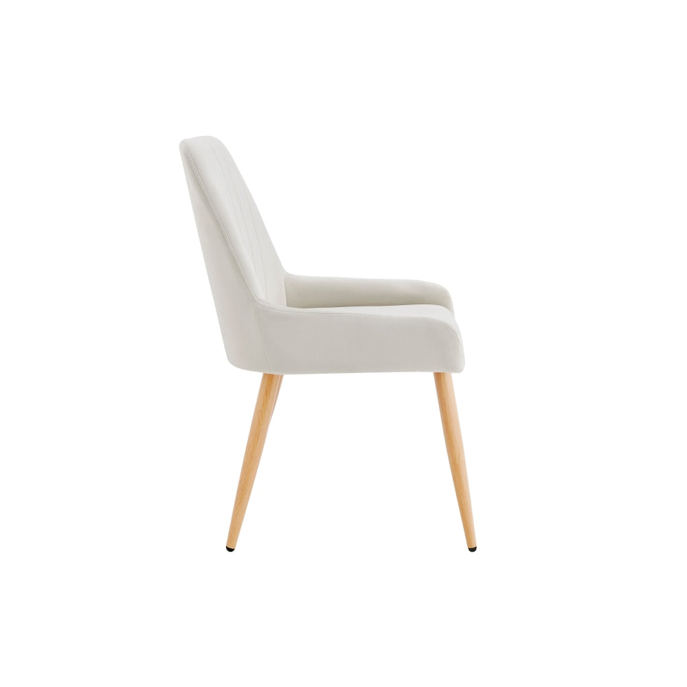 Momentous Living Fremantle Set of 2 Velvet Kitchen Dining Chairs