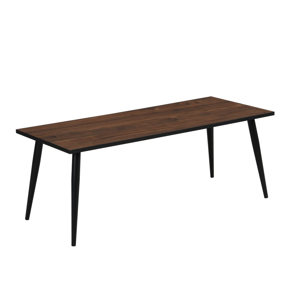 Momentous Living Gael Modern Rectangular Wooden Coffee Table Dark Oak/Black Coffee Table Coffee