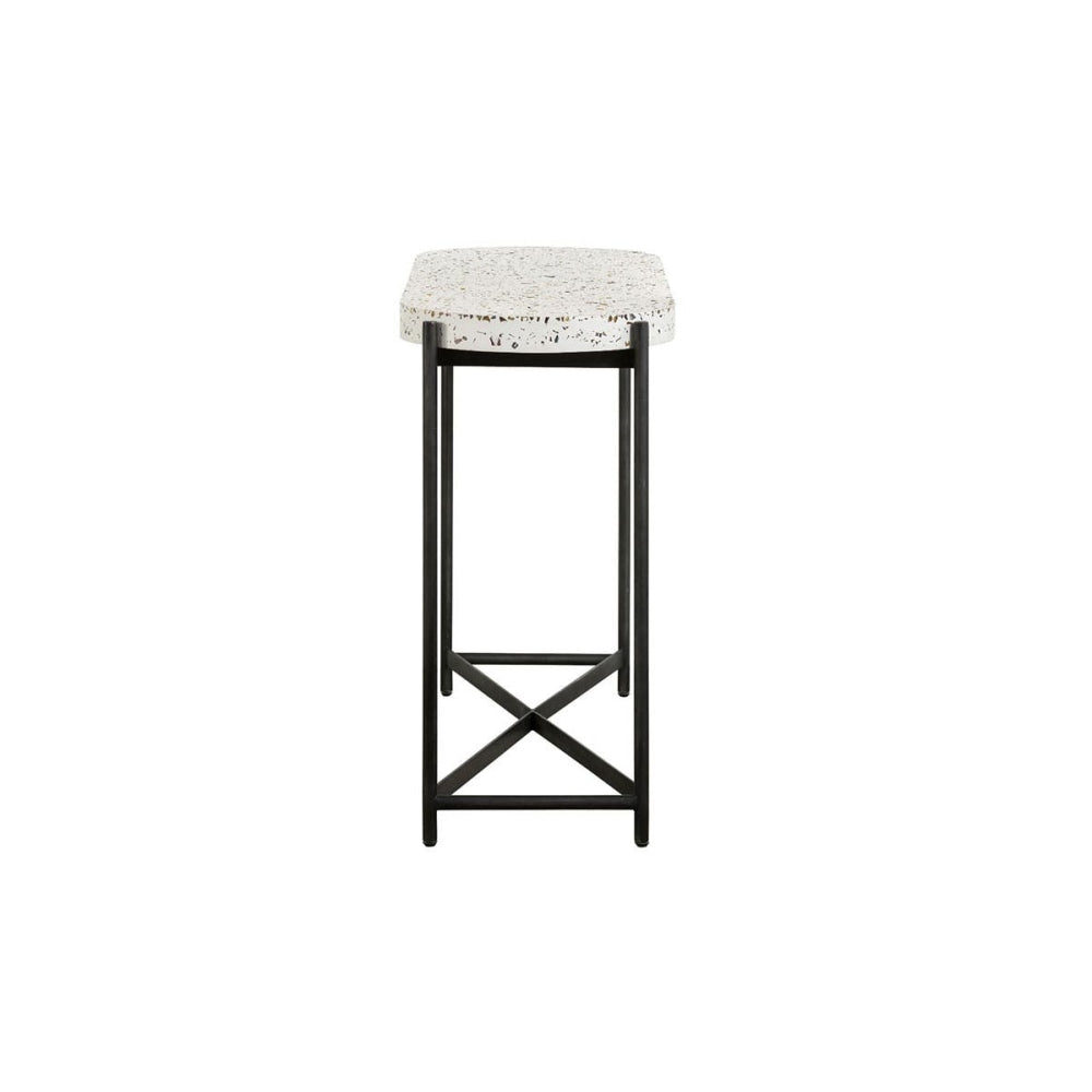 Momentous Living Jaque Terrazzo Hallway Console Hall Table Concrete