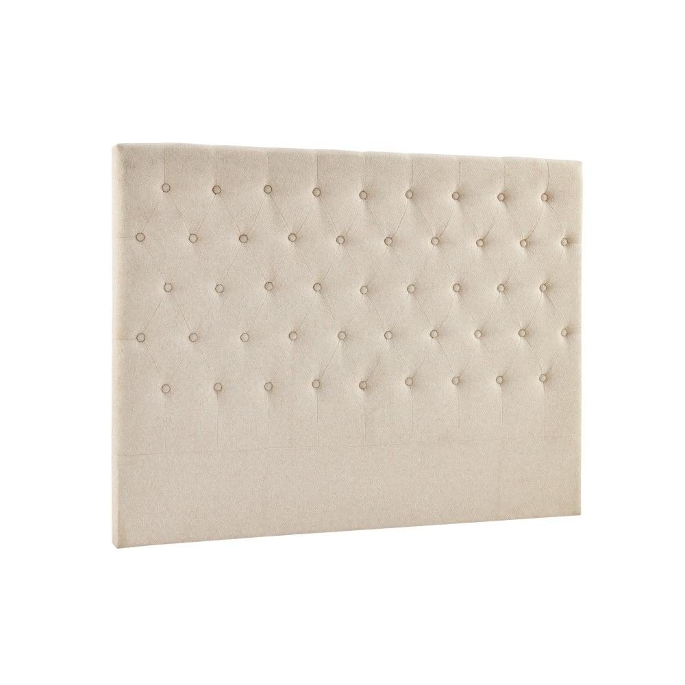 Momentous Living Lilly Fabric Elegant Button Bed Head Head King Size