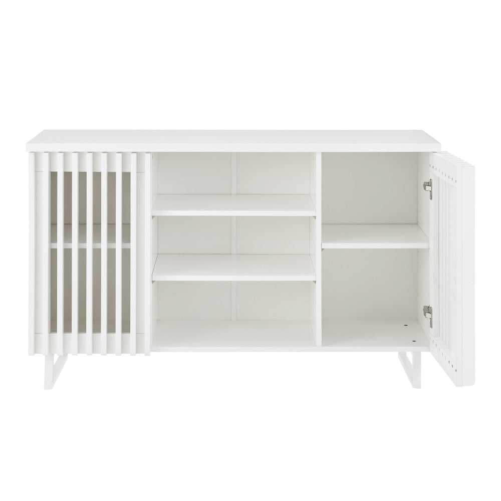 Momentous Living Manila Buffet Unit Sideboard Storage White