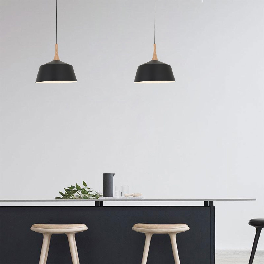 Momentous Living - NORDIC Pendant Lamp Light Interior ES Black Medium ...