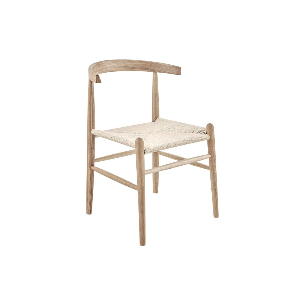 Momentous Living Set of 2 Malibu Kitchen Dining Chairs Oak/Natural