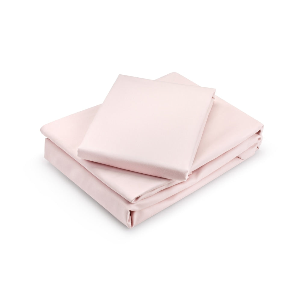 Momentous Living Trafalgar 1200TC Cotton Rich Quilt Cover Set Blush