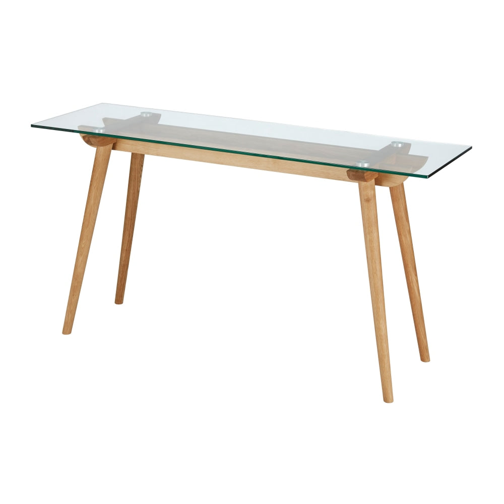 Momentous Living Valparaiso Glass Top Hallway Console Hall Table