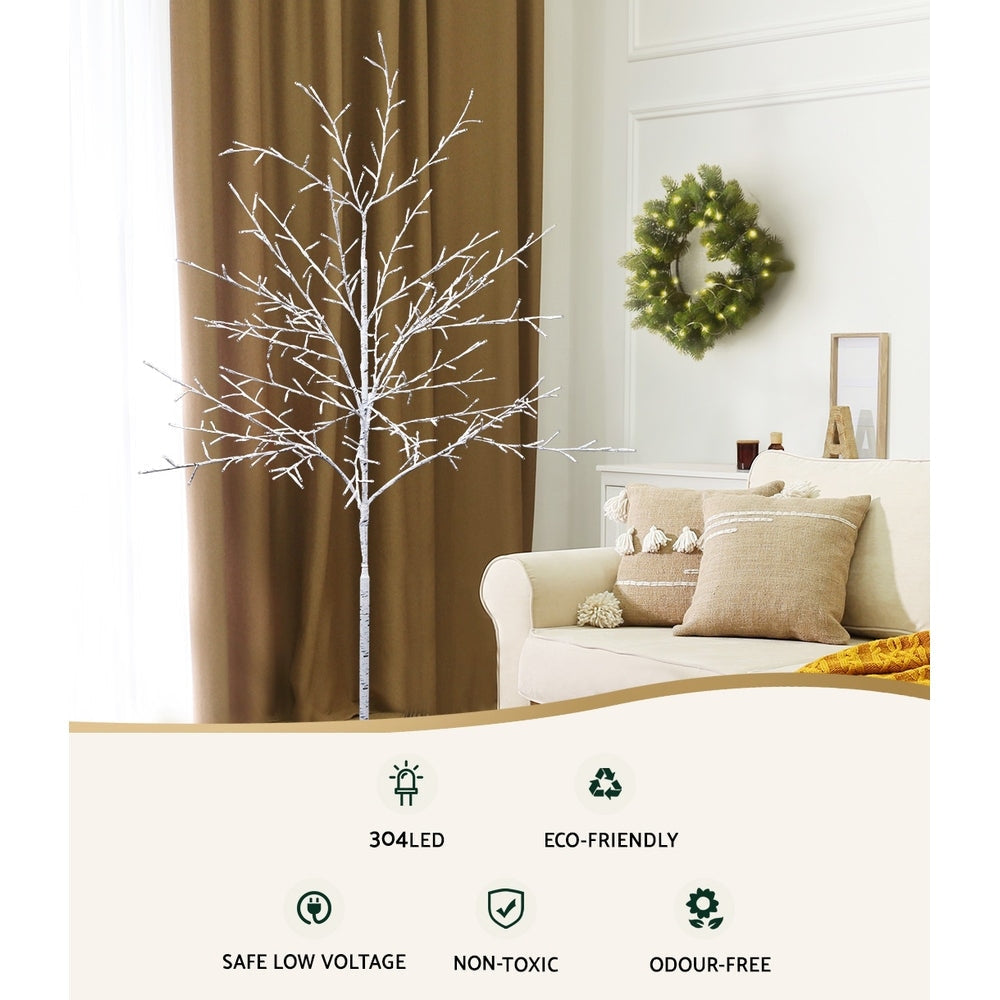 1.5M LED Christmas Branch Tree 304 Xmas Warm White Optic Fiber Fast shipping On sale