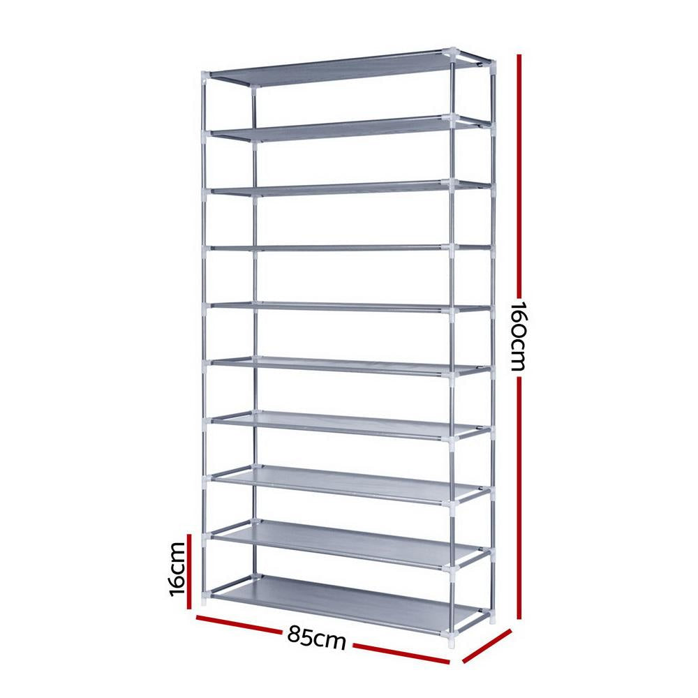 10 Tier Stackable Shoe Rack Cabinet Fast shipping On sale
