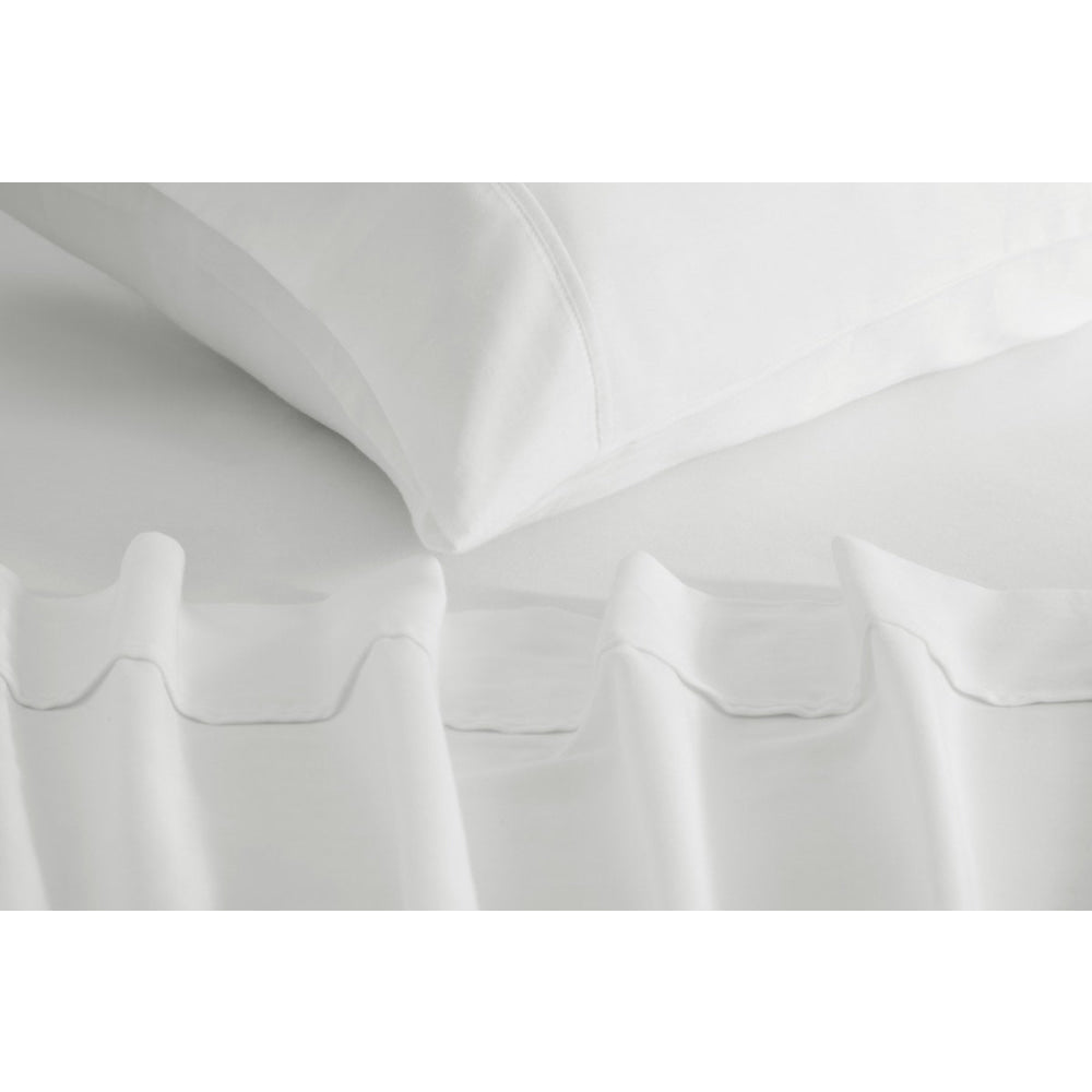 100% Australian Cotton Bed Sheet Set White Fast shipping On sale