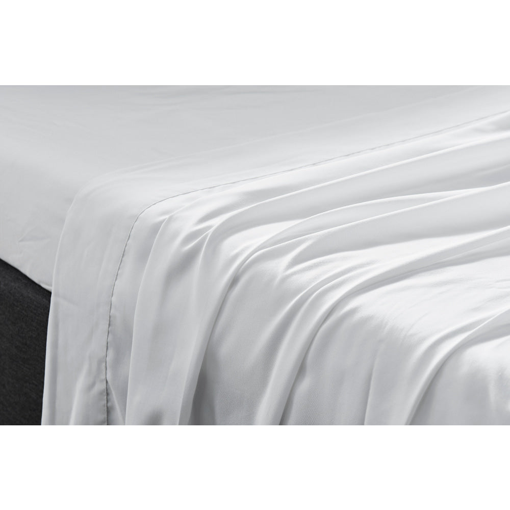 100% Natural Bamboo Bed Sheet Set White Fast shipping On sale