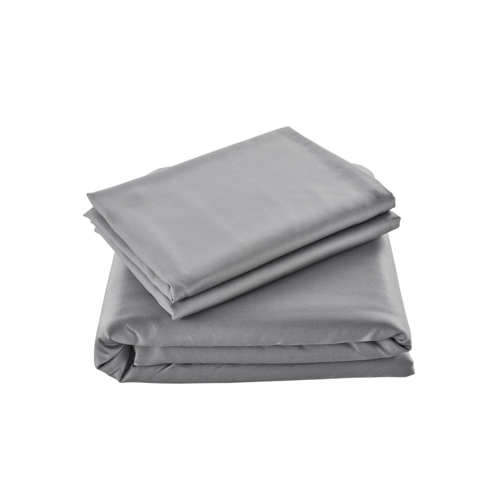 100% Natural Bamboo Quilt Cover Set Silver King Fast shipping On sale