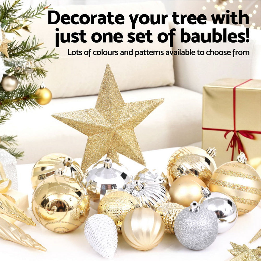 125pcs Christmas Tree Decorations Set Baubles Ornaments Party Fast shipping On sale