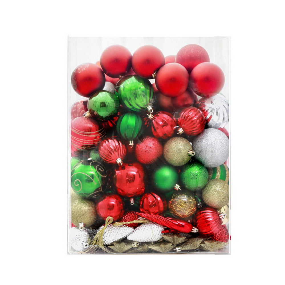 155pcs Christmas Tree Decorations Set Baubles Ornaments Party Fast shipping On sale