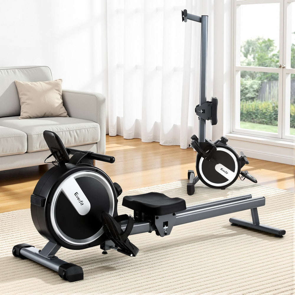 16 Level Magnetic Rowing Machine for Home with App Connect Black Sports & Fitness Fast shipping On sale