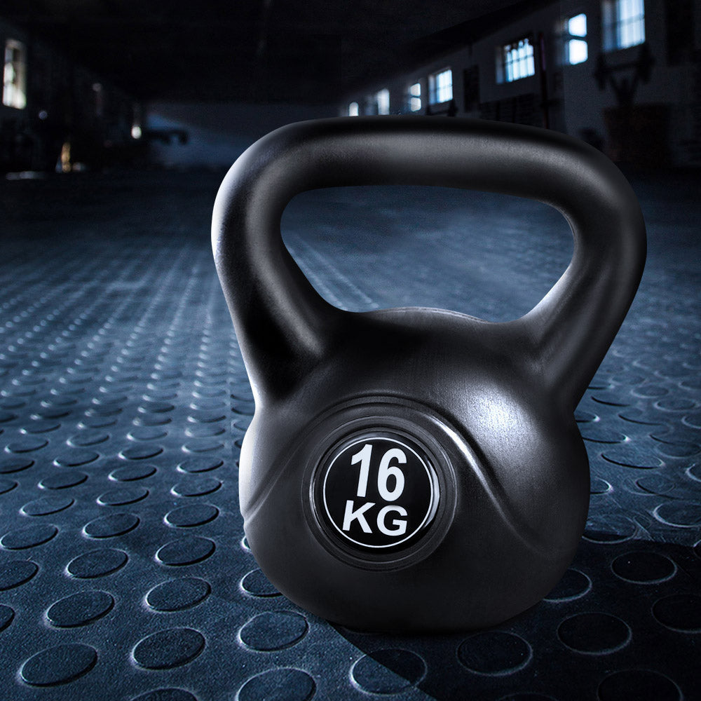 16KG Kettlebell Kettle Bell Weight Kit Fitness Exercise Strength Training Sports & Fast shipping On sale