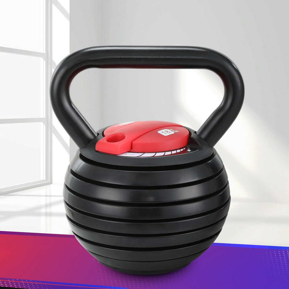 18kg Adjustable Kettlebell Set Portable Kettle Bell Weight Dumbbells 10lbs 40lbs Sports & Fitness Fast shipping On sale