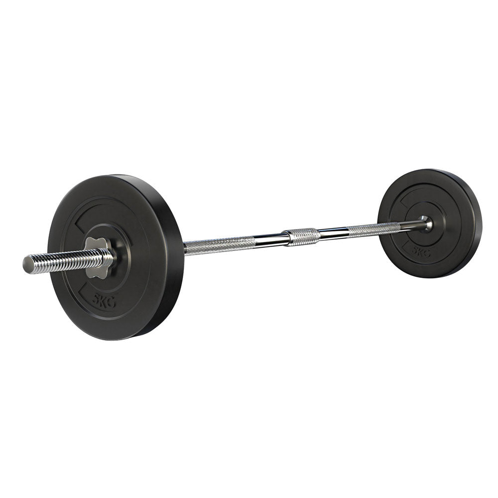 18KG Barbell Weight Set Plates Bar Bench Press Fitness Exercise Home Gym 168cm Sports & Fast shipping On sale