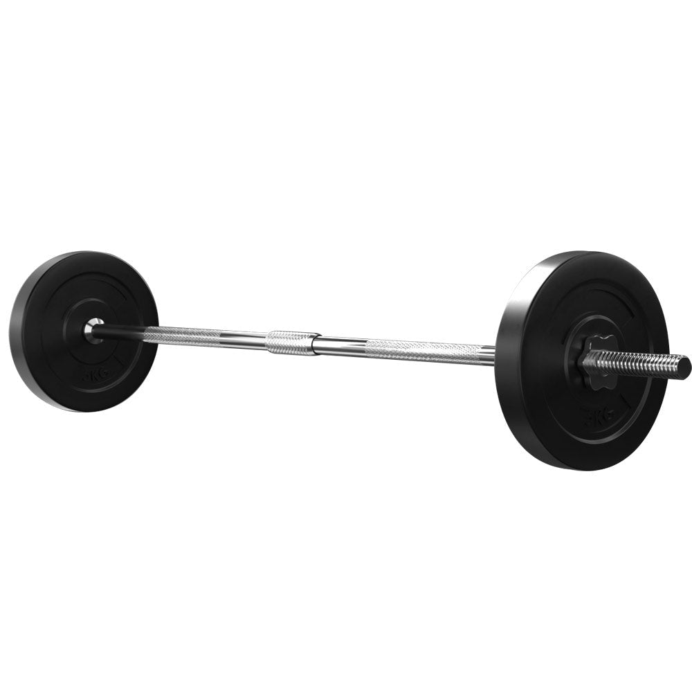 18KG Barbell Weight Set Plates Bar Bench Press Fitness Exercise Home Gym 168cm Sports & Fast shipping On sale
