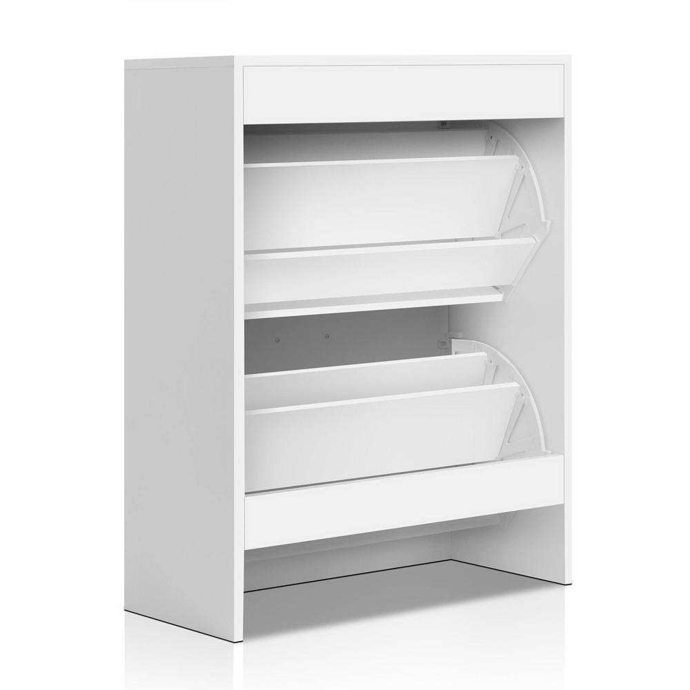 2 Door Shoe Cabinet - White Fast shipping On sale