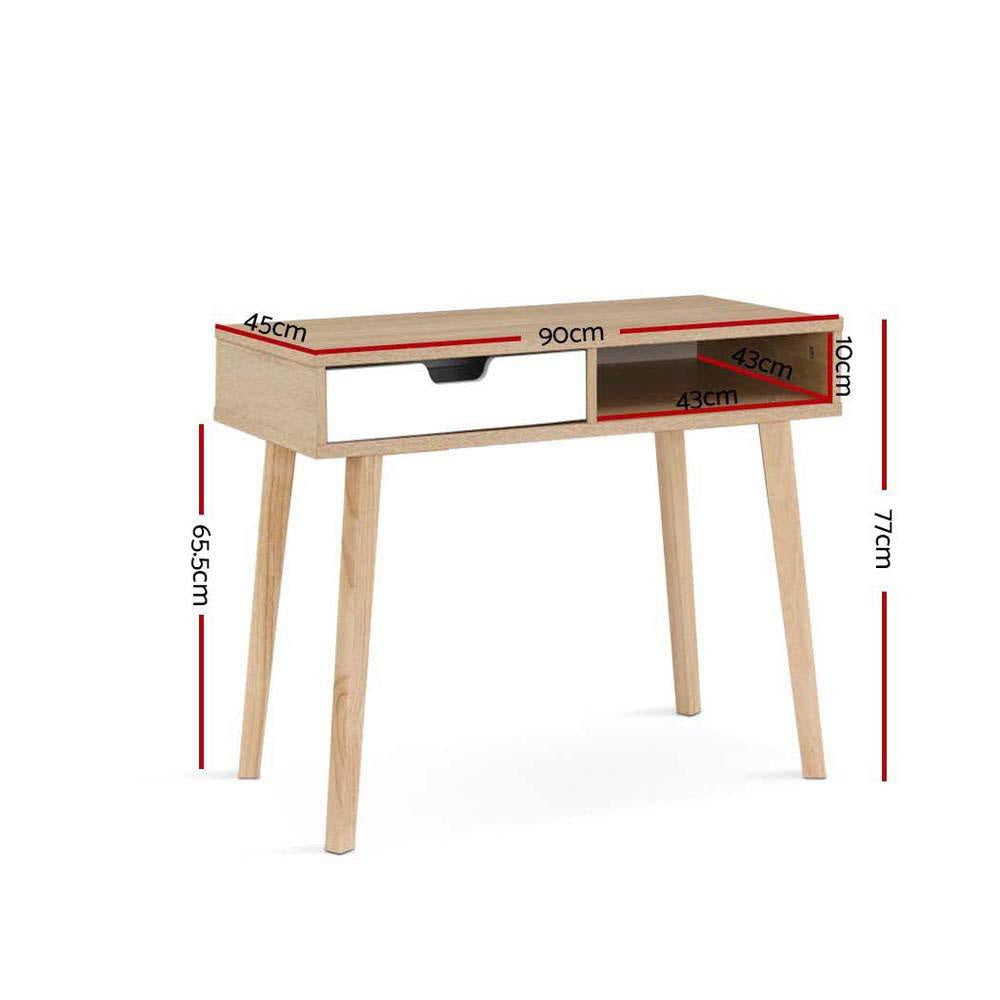2 Drawer Wood Computer Desk Office Fast shipping On sale