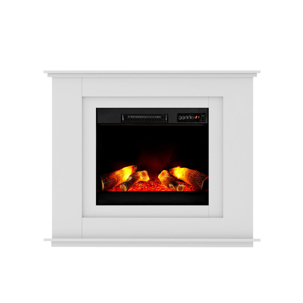 2000W Electric Fireplace Mantle Portable Fire Log Wood Heater 3D Flame Effect White Heaters Fast shipping On sale