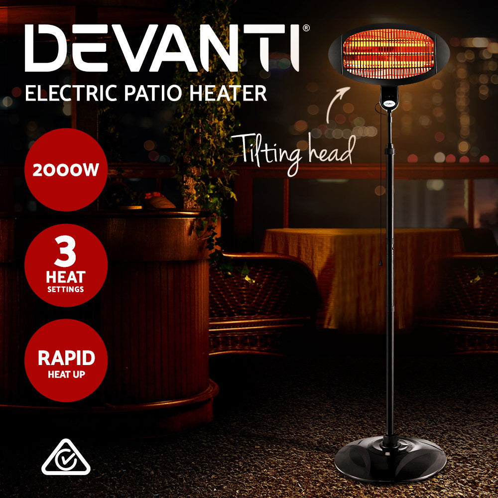 2000w Electric Portable Patio Strip Heater Heaters Fast shipping On sale