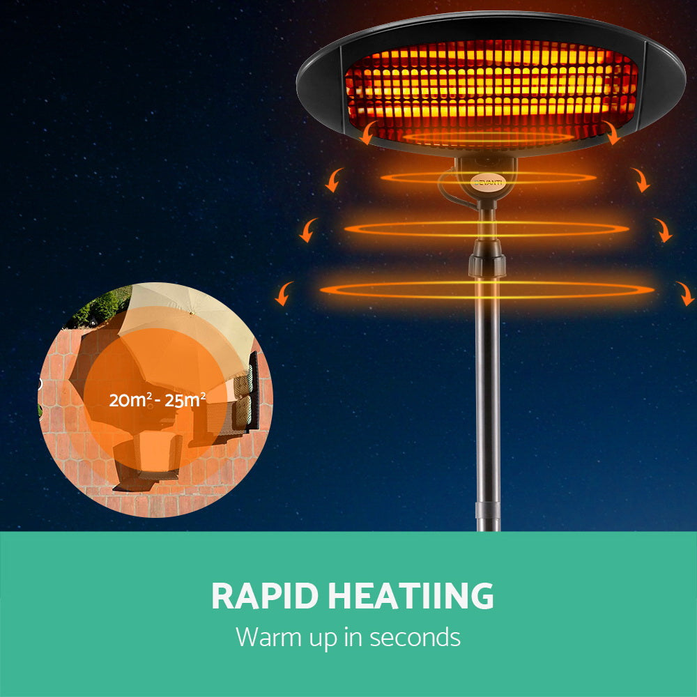 2000w Electric Portable Patio Strip Heater Heaters Fast shipping On sale