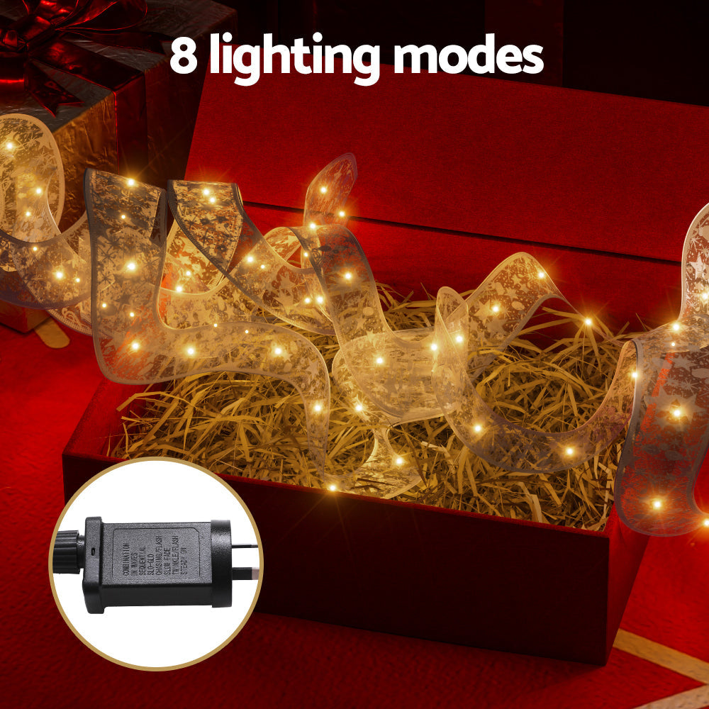 20M Christmas Lights Fairy Ribbon Light 200 LED Xmas Decor Warm Fast shipping On sale