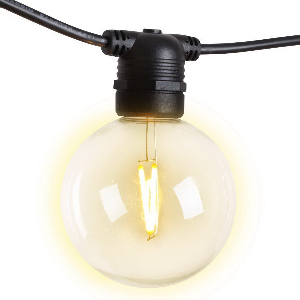 23m LED Festoon String Lights 20 Bulbs Kits Wedding Party Christmas G80 Fast shipping On sale