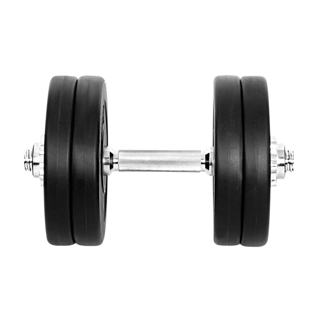 25kg Dumbbells Dumbbell Set Weight Plates Home Gym Fitness Exercise Sports & Fast shipping On sale