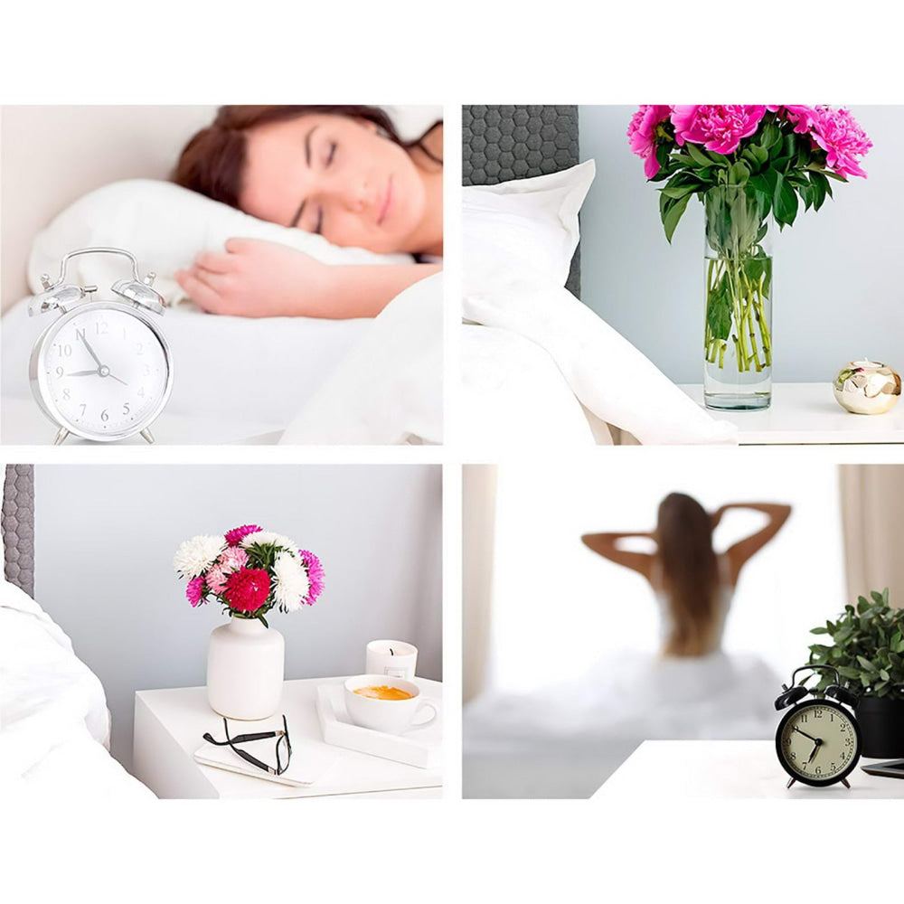 2X Bedside Table 2 Drawers - BODEN White Fast shipping On sale