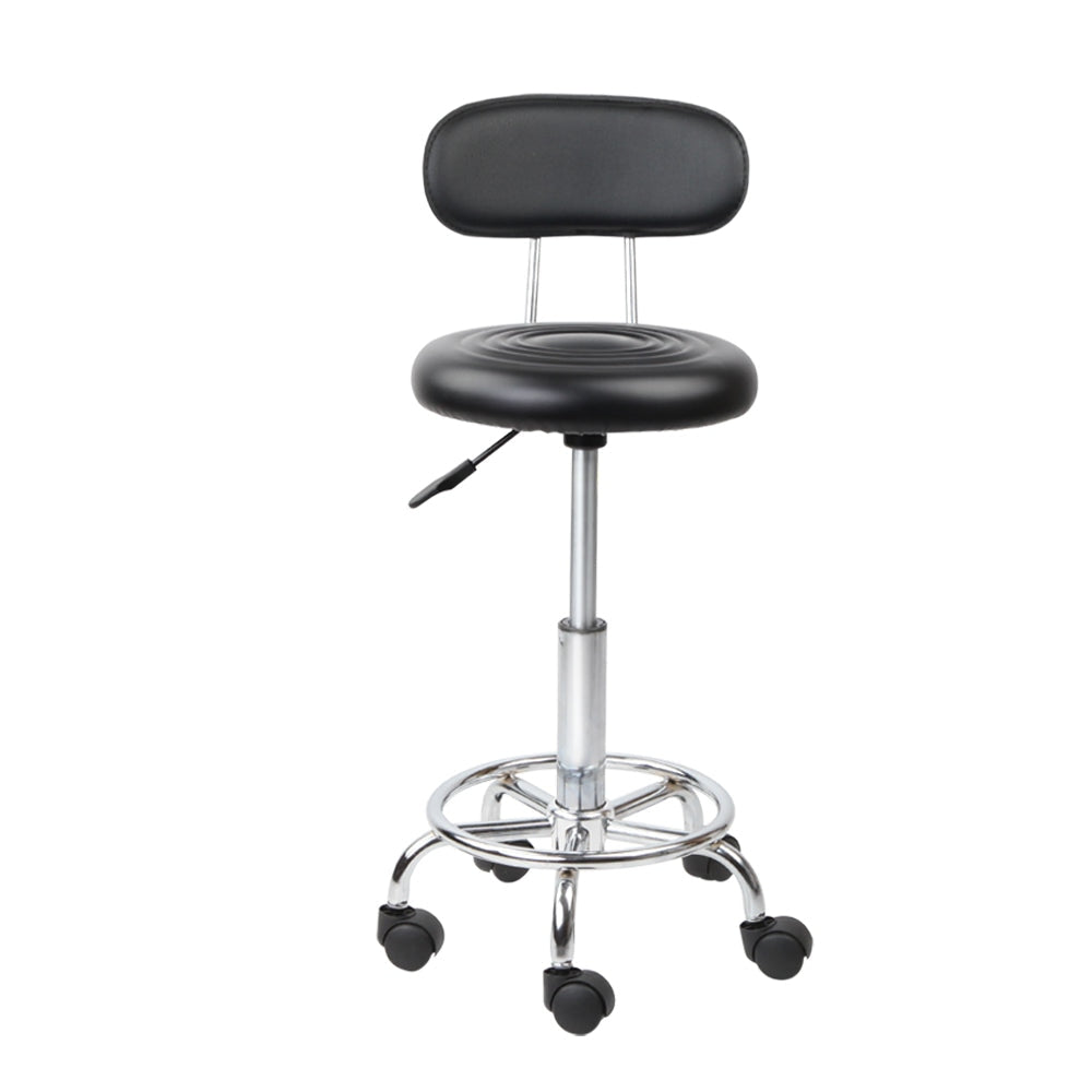 2X Salon Stool Swivel Backrest Chair Barber Hairdressing Hydraulic Height Bar Fast shipping On sale