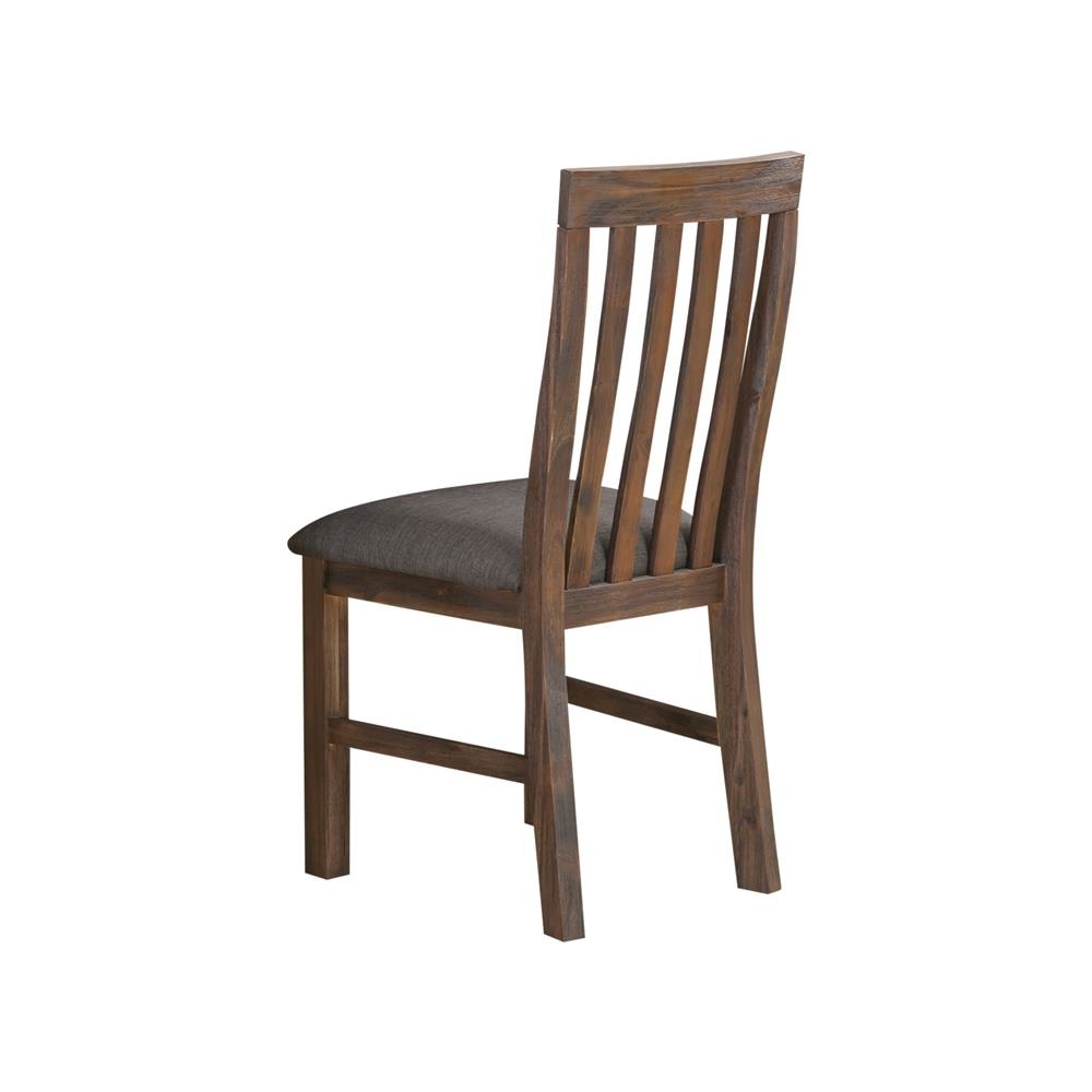 2x Wooden Frame Leatherette in Solid Wood Acacia & Veneer Dining Chairs Chocolate Colour Chair Fast shipping On sale