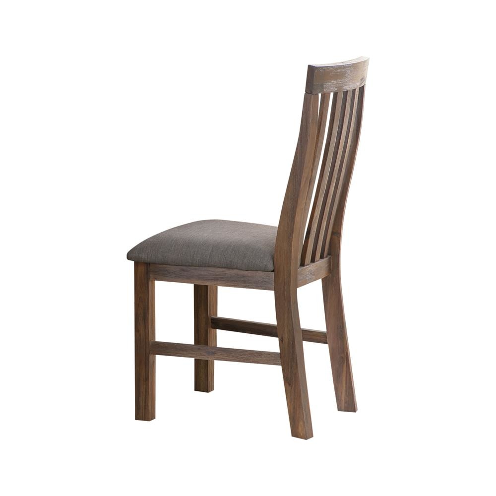 2x Wooden Frame Leatherette in Solid Wood Acacia & Veneer Dining Chairs Chocolate Colour Chair Fast shipping On sale