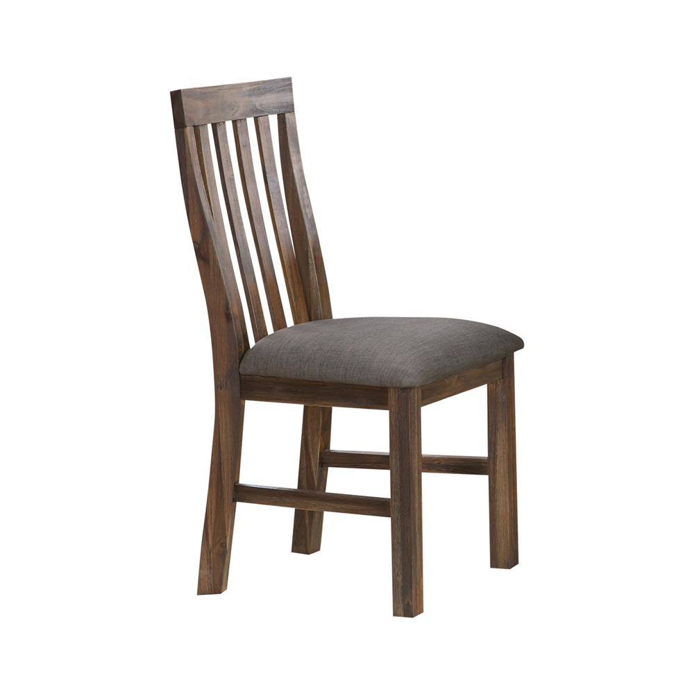 2x Wooden Frame Leatherette in Solid Wood Acacia & Veneer Dining Chairs Chocolate Colour Chair Fast shipping On sale