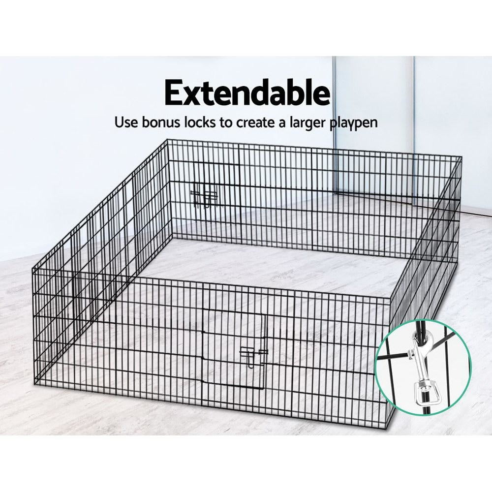 2X30’ 8 Panel Pet Dog Playpen Puppy Exercise Cage Enclosure Fence Play Pen Cares Fast shipping On sale