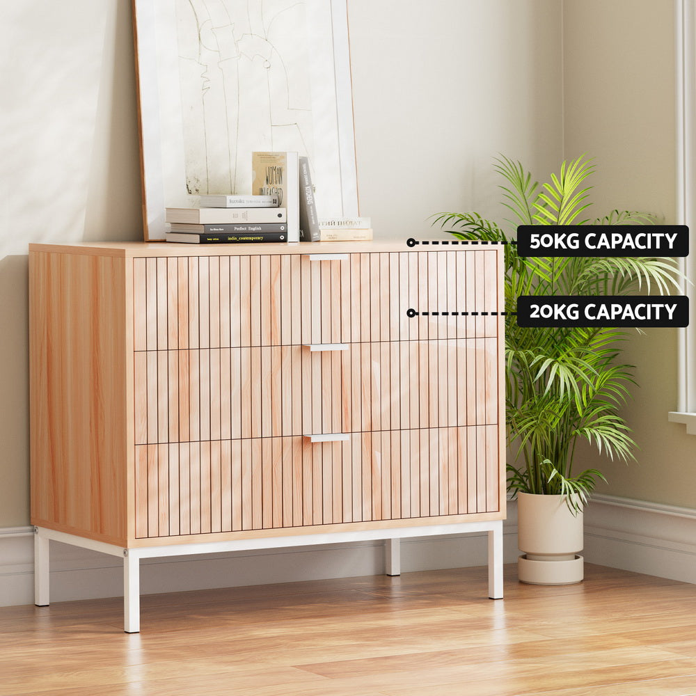 3 Chest of Drawers - LURA Pine Of Fast shipping On sale