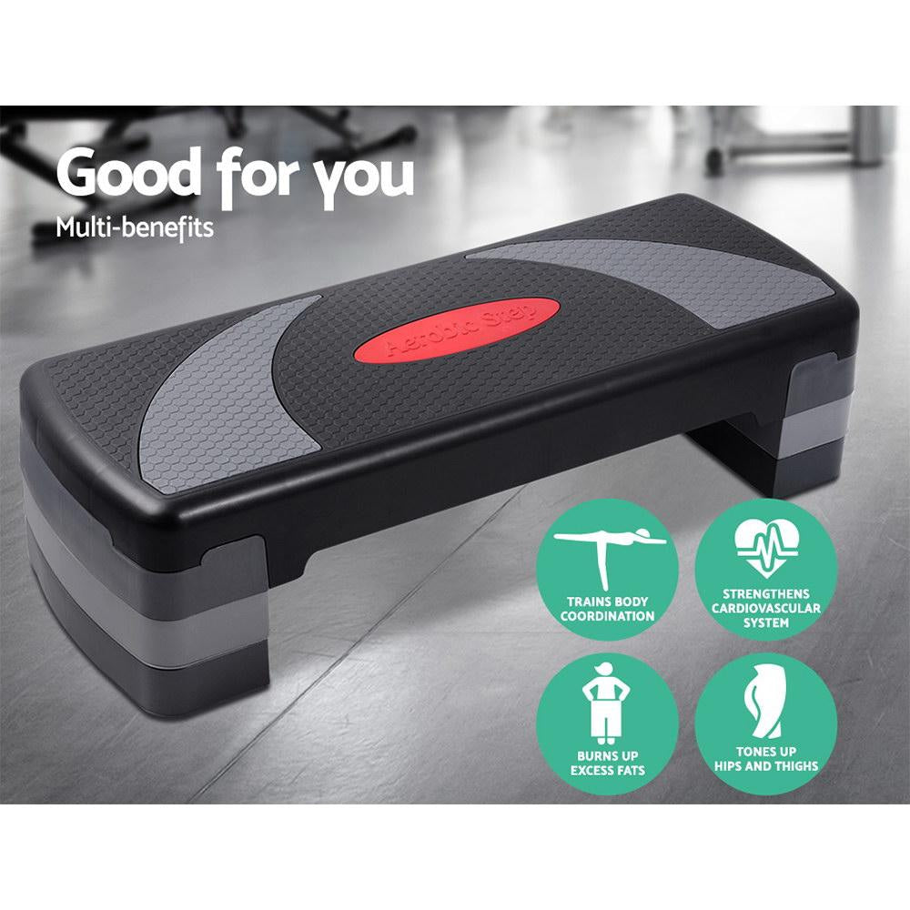 3 Level Aerobic Step Bench Sports & Fitness Fast shipping On sale