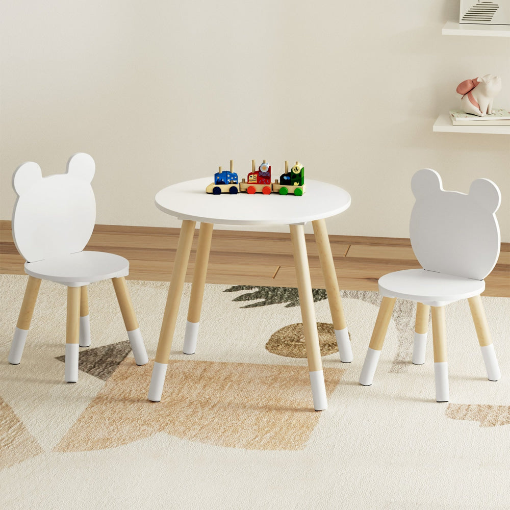 3 Piece Kids Table and Chairs Set Activity Playing Study Children Desk Furniture Fast shipping On sale