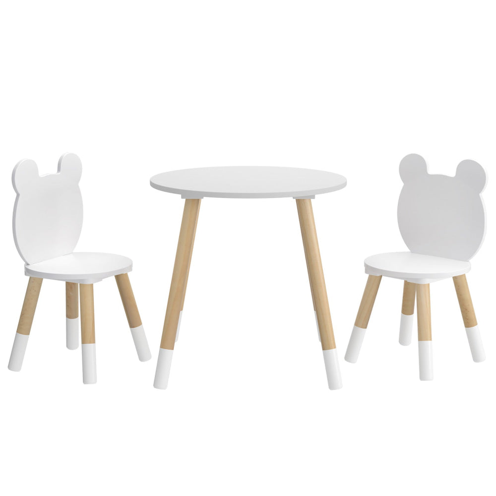 3 Piece Kids Table and Chairs Set Activity Playing Study Children Desk Furniture Fast shipping On sale