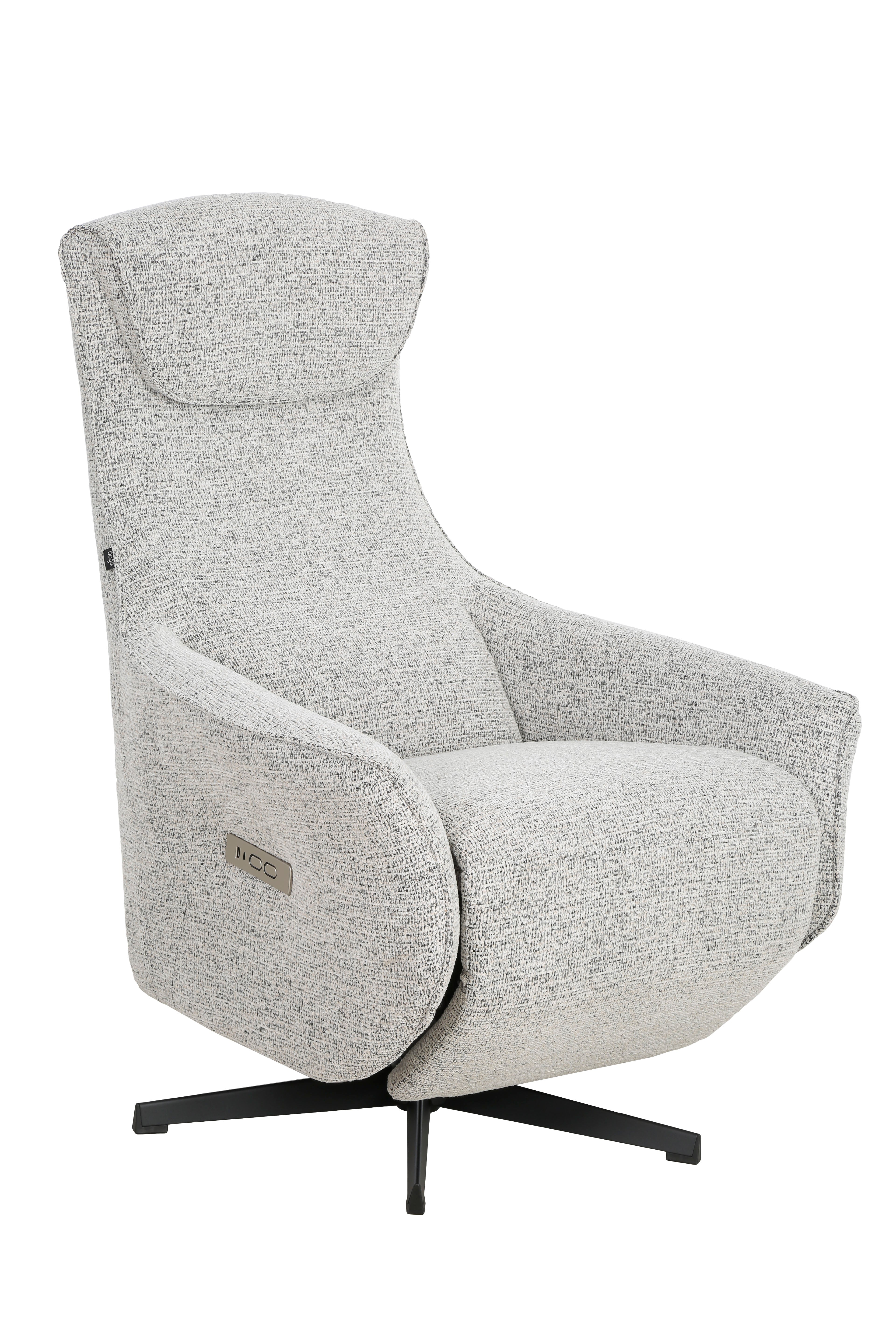 Fabric Electric Recliner Relaxing Lounge Accent Armchair - Light Grey Chair Fast shipping On sale