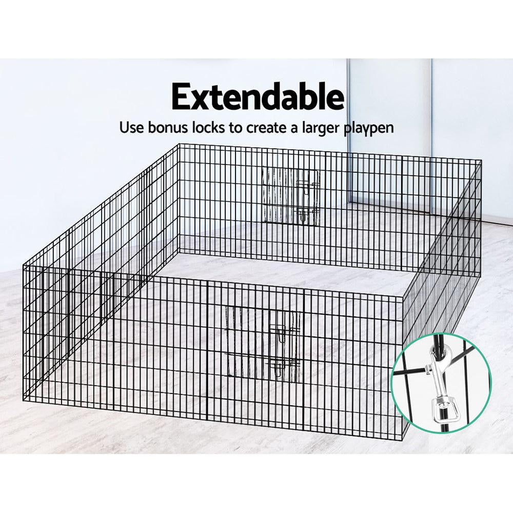 36’’ 8 Panel Pet Dog Playpen Puppy Exercise Cage Enclosure Play Pen Fence Supplies Fast shipping On sale