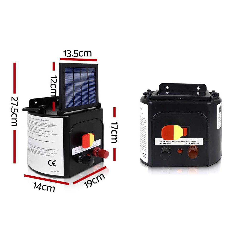 3km Solar Electric Fence Charger Energiser Farm Supplies Fast shipping On sale