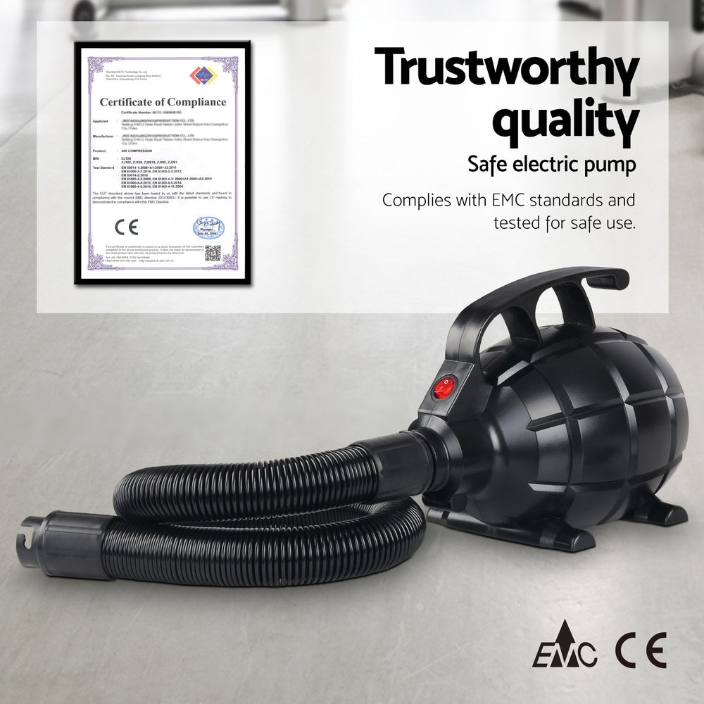 3M Air Track Gymnastics Tumbling Exercise Yoga Mat W/ Pump Inflatable Purple Sports & Fitness Fast shipping On sale