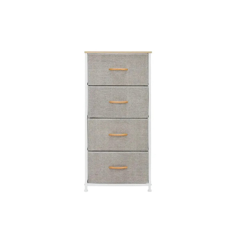 4 Drawer Storage Chest Beige Of Drawers Fast shipping On sale