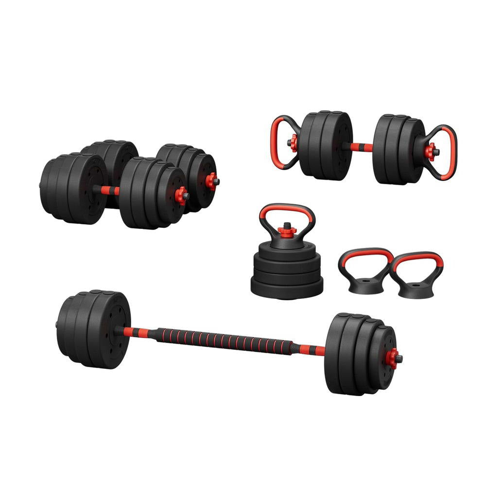 40kg Adjustable Dumbbells Set Kettle Bell Weight Plates Barbells Gym Sports & Fitness Fast shipping On sale