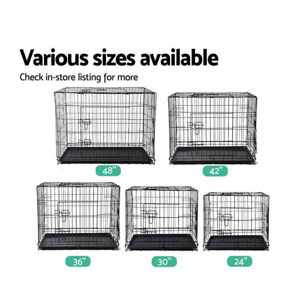 42inch Pet Cage - Black Dog Supplies Fast shipping On sale