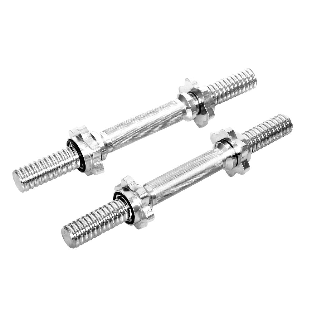 45cm Dumbbell Bar Solid Steel Pair Gym Home Exercise Fitness 150KG Capacity Sports & Fast shipping On sale